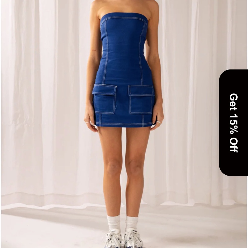 Blue Peppermayo Cargo dress